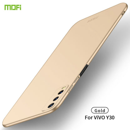 For vivo Y30 MOFI Frosted PC Ultra-thin Hard Case (Gold) - vivo Cases by MOFI | Online Shopping UK | buy2fix