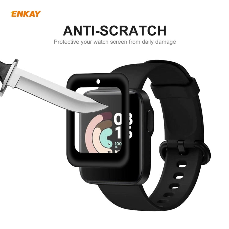 For Redmi Watch 10 PCS ENKAY Hat-Prince 3D Full Screen Soft PC Edge + PMMA HD Screen Protector Film - Screen Protector by ENKAY | Online Shopping UK | buy2fix