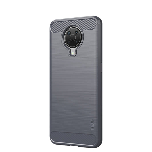 For Nokia G10 / G20 / 6.3 MOFI Gentleness Series Brushed Texture Carbon Fiber Soft TPU Case(Gray) - Nokia Cases by MOFI | Online Shopping UK | buy2fix