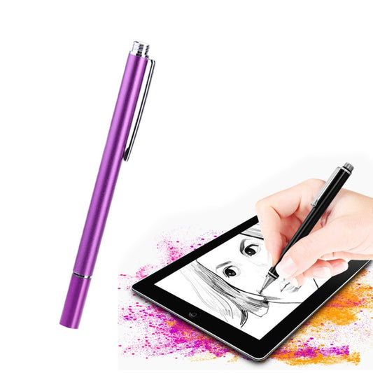 AT-21 Mobile Phone Touch Screen Capacitive Pen Drawing Pen(Purple) - Stylus Pen by buy2fix | Online Shopping UK | buy2fix