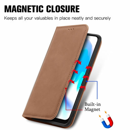For Blackview A80 / A80s Retro Skin Feel Business Magnetic Horizontal Flip Leather Case with Holder & Card Slots & Wallet & Photo Frame(Brwon) - More Brand by buy2fix | Online Shopping UK | buy2fix