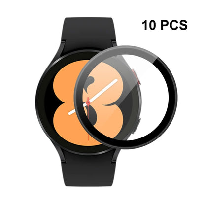 10 PCS For Samsung Galaxy Watch4 44mm ENKAY Hat-Prince 3D Full Coverage Soft PC Edge + PMMA HD Screen Protector Film - Screen Protector by ENKAY | Online Shopping UK | buy2fix