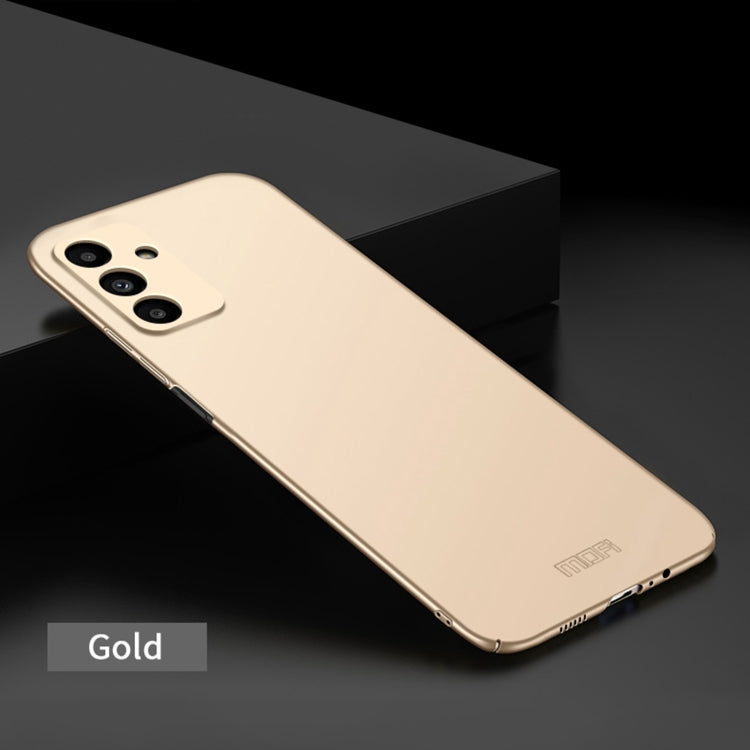 For Samsung Galaxy A13 5G MOFI Frosted PC Ultra-thin Hard Case(Gold) - Galaxy Phone Cases by MOFI | Online Shopping UK | buy2fix