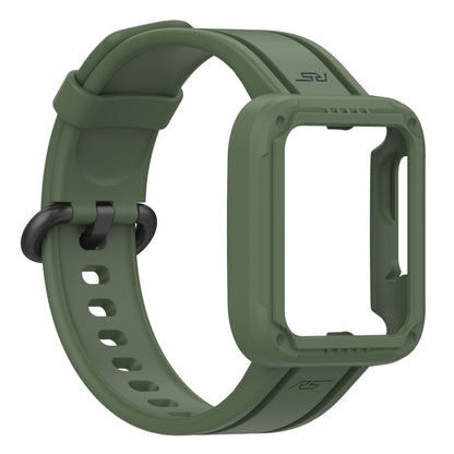 For Xiaomi Mi Watch 2 Lite Silicone Solid Color Watch Band(Dark Green) - Watch Bands by buy2fix | Online Shopping UK | buy2fix
