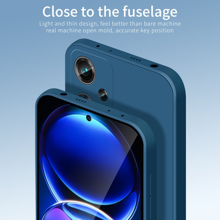 For Xiaomi Redmi Note 12 Pro 5G China PINWUYO Sense Series Liquid Silicone TPU Phone Case(Green) - Xiaomi Cases by PINWUYO | Online Shopping UK | buy2fix