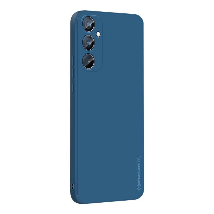 For Samsung Galaxy A55 PINWUYO Sense Series Liquid Silicone TPU Phone Case(Blue) - Galaxy Phone Cases by PINWUYO | Online Shopping UK | buy2fix