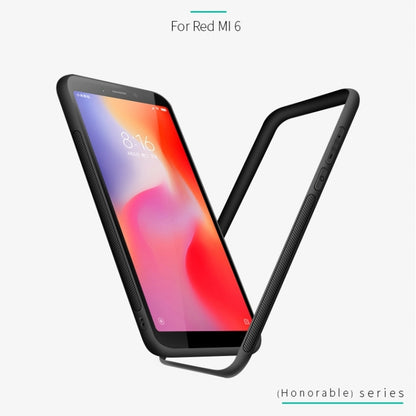 PINWUYO Shockproof Waterproof Full Coverage PC + TPU + Skin Protective Case for Xiaomi Redmi 6(Gray) - Xiaomi Cases by PINWUYO | Online Shopping UK | buy2fix