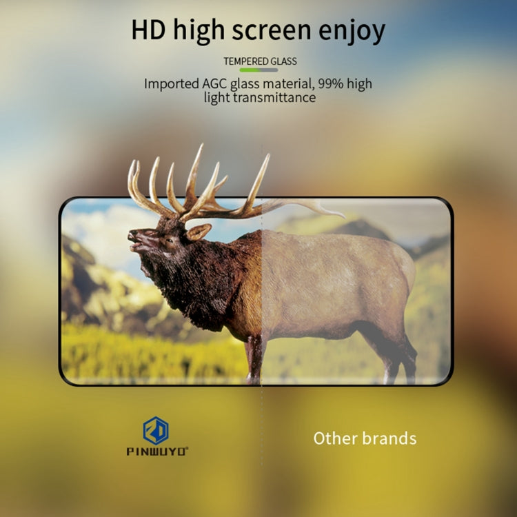 For Honor Magic V2/Vs2/V2S RSR PINWUYO 9H 3D Hot Bending Tempered Glass Film(Black) - Honor Tempered Glass by PINWUYO | Online Shopping UK | buy2fix