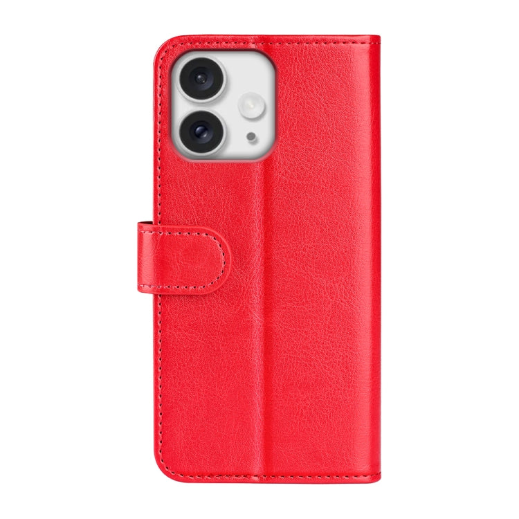 For iPhone 16 Pro Max R64 Texture Horizontal Flip Leather Phone Case(Red) - iPhone 16 Pro Max Cases by buy2fix | Online Shopping UK | buy2fix