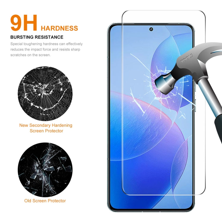 For Redmi K70 / K70 Pro / K70E 10pcs ENKAY Hat-Prince 0.26mm 9H 2.5D High Aluminum-silicon Tempered Glass Film - K70 Tempered Glass by ENKAY | Online Shopping UK | buy2fix