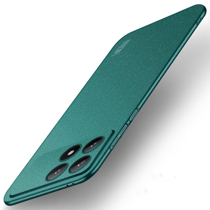 For Xiaomi Redmi K70 / K70 Pro MOFI Fandun Series Frosted PC Ultra-thin All-inclusive Phone Case(Green) - K70 Pro Cases by MOFI | Online Shopping UK | buy2fix