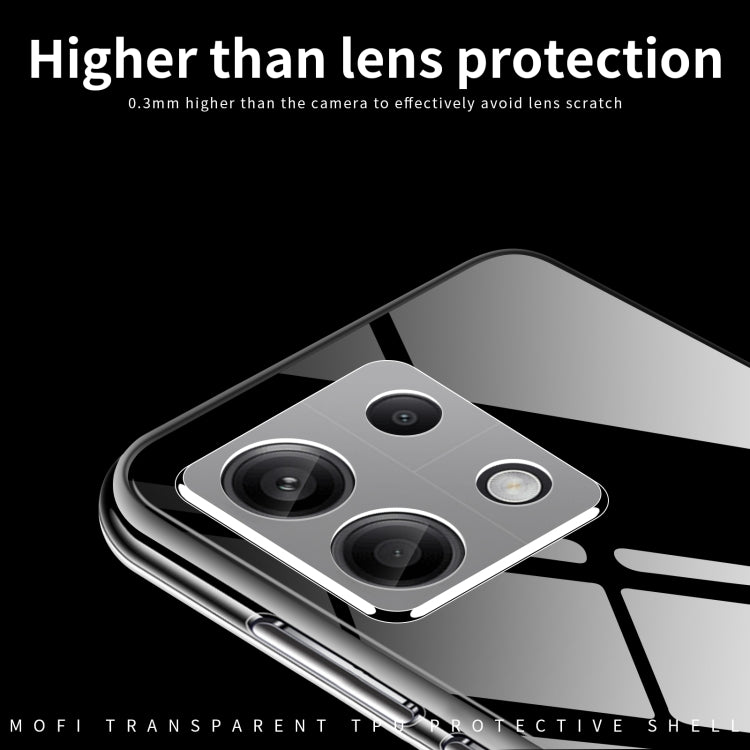 For Xiaomi Redmi Note 13 Pro MOFI Ming Series Ultra-thin TPU Phone Case(Transparent) - Note 13 Pro Cases by MOFI | Online Shopping UK | buy2fix