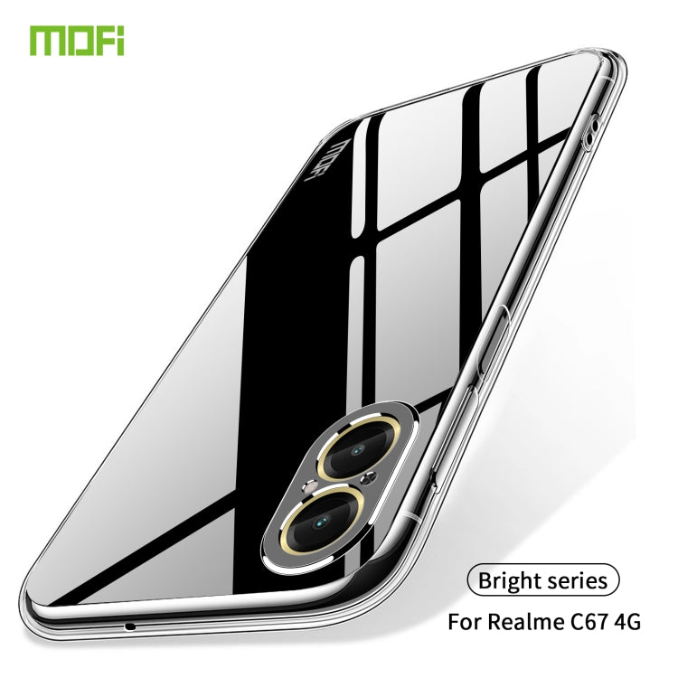 For Realme C67 4G MOFI Ming Series Ultra-thin TPU Phone Case(Transparent) - C67 Cases by MOFI | Online Shopping UK | buy2fix