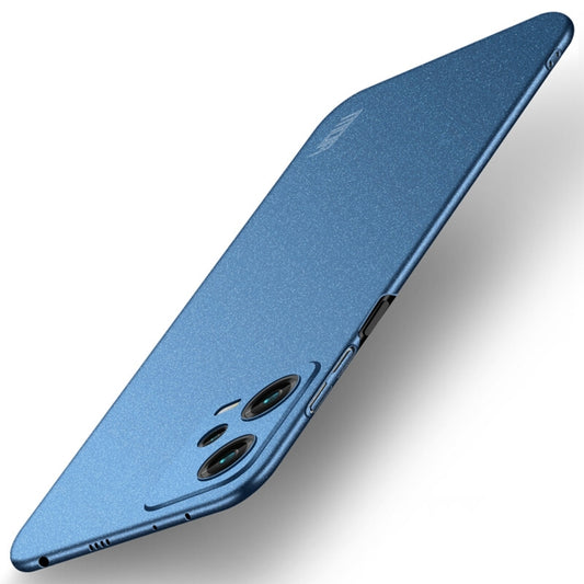 For Xiaomi Redmi Note 12 Pro Global MOFI Fandun Series Frosted PC Ultra-thin All-inclusive Phone Case(Blue) - Xiaomi Cases by MOFI | Online Shopping UK | buy2fix