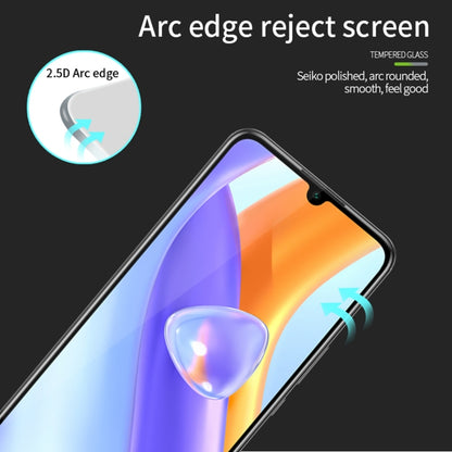 For Xiaomi Redmi 13C MOFI 9H 2.5D Full Screen Tempered Glass Film(Black) -  by MOFI | Online Shopping UK | buy2fix