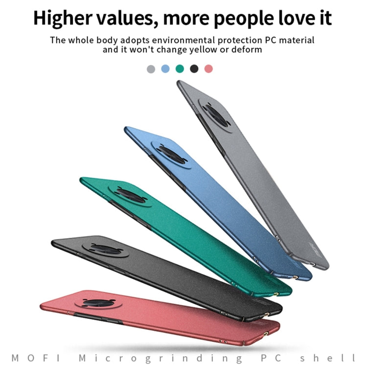 For Honor X50 5G MOFI Fandun Series Frosted PC Ultra-thin All-inclusive Phone Case(Green) - Honor Cases by MOFI | Online Shopping UK | buy2fix