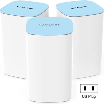 WAVLINK WN551K3 3pcs AC3000 WiFi Wireless Repeater Built-in Antenna Tri-Band Mesh Wireless Router, Plug:US Plug - Wireless Routers by WAVLINK | Online Shopping UK | buy2fix