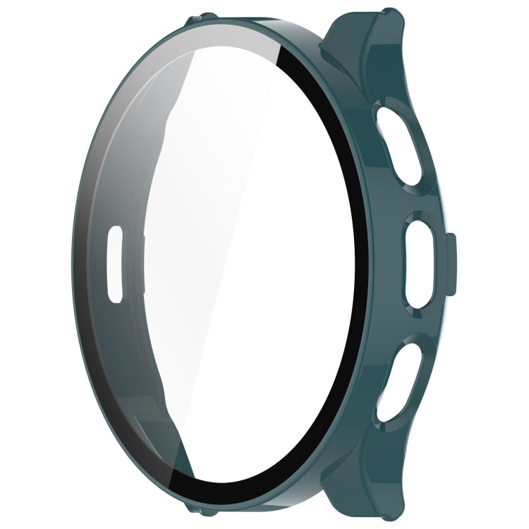 For Garmin Venu 3S PC + Tempered Film Integrated Watch Protective Case(Green) - Watch Cases by buy2fix | Online Shopping UK | buy2fix