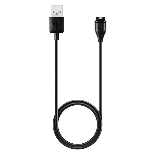 For Garmin Venu 3S USB Port 1m Smart Watch Charging Cable(Black) - Charger by buy2fix | Online Shopping UK | buy2fix