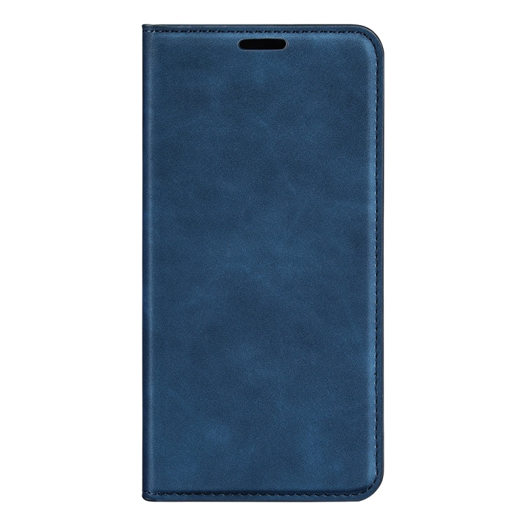 For Xiaomi Redmi Note 13 Pro 4G Retro-skin Magnetic Suction Leather Phone Case(Dark Blue) - Note 13 Pro Cases by buy2fix | Online Shopping UK | buy2fix