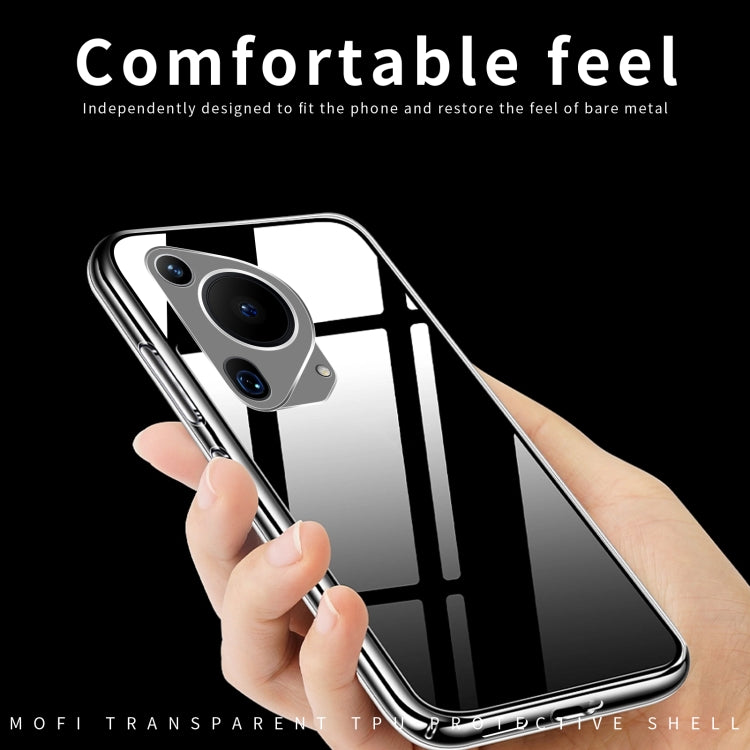 For Huawei Pura 70 Ultra MOFI Ming Series Ultra-thin TPU Phone Case(Transparent) - Huawei Cases by MOFI | Online Shopping UK | buy2fix