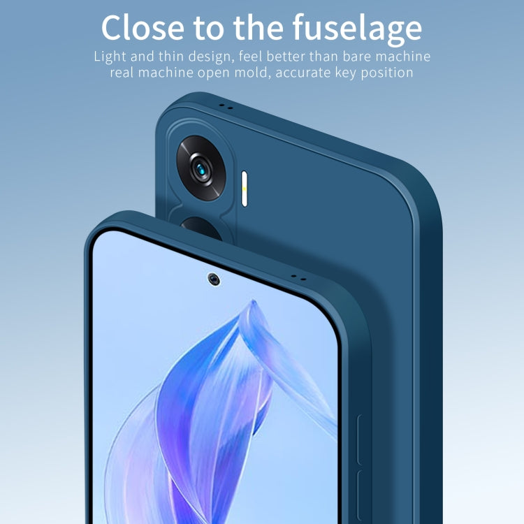 For Honor X50i / 90 Lite PINWUYO Sense Series Liquid Silicone TPU Phone Case(Black) - Honor Cases by PINWUYO | Online Shopping UK | buy2fix