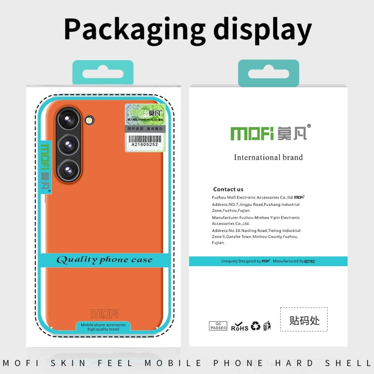 For Samsung Galaxy S23+ 5G MOFI Qin Series Skin Feel All-inclusive PC Phone Case(Green) - Galaxy Phone Cases by MOFI | Online Shopping UK | buy2fix