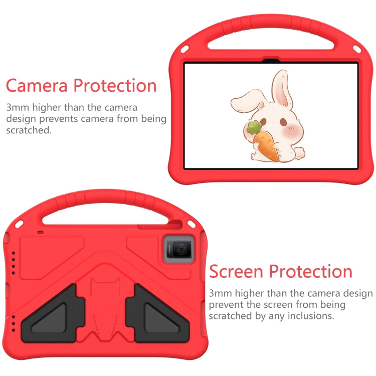 For Blackview Tab 11 WiFi 2023 / SE / 2021 EVA Shockproof Tablet Case with Holder(Red) - Others by buy2fix | Online Shopping UK | buy2fix