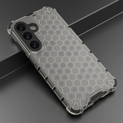 For Samsung Galaxy S24 5G Shockproof Honeycomb Phone Case(Black) - Galaxy S24 5G Cases by buy2fix | Online Shopping UK | buy2fix