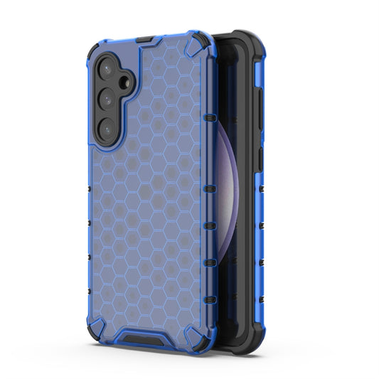 For Samsung Galaxy S23 FE 5G Shockproof Honeycomb Phone Case(Blue) - Galaxy S23 FE 5G Cases by buy2fix | Online Shopping UK | buy2fix