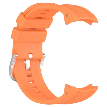 For Amazfit Balance A2286 Vertical Texture Silicone Watch Band(Orange) - Watch Bands by buy2fix | Online Shopping UK | buy2fix