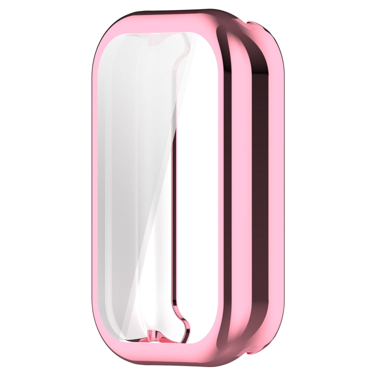 For Redmi Band 2 Full Package TPU Electroplated Watch Protective Case(Pink) - Watch Cases by buy2fix | Online Shopping UK | buy2fix