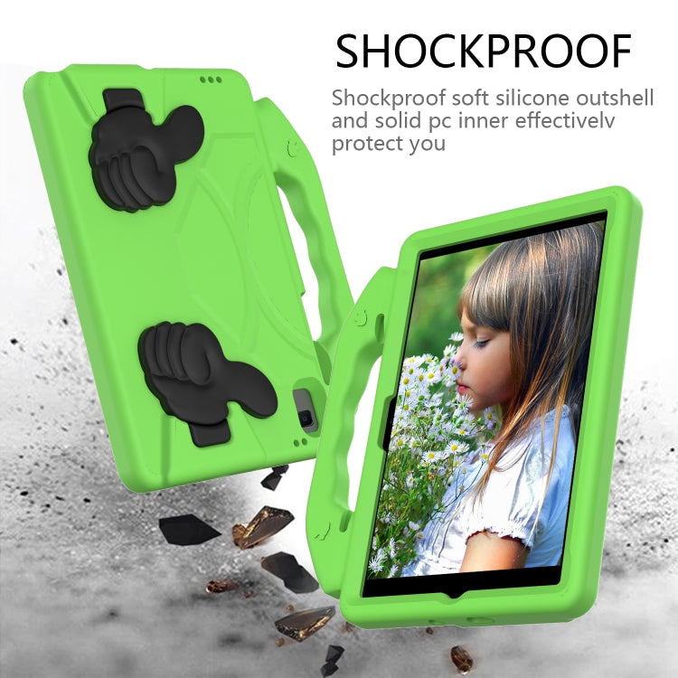 For Samsung Galaxy Tab S6 Lite 2024 Thumb Bracket EVA Shockproof Tablet Case(Green) - Other Galaxy Tab PC by buy2fix | Online Shopping UK | buy2fix