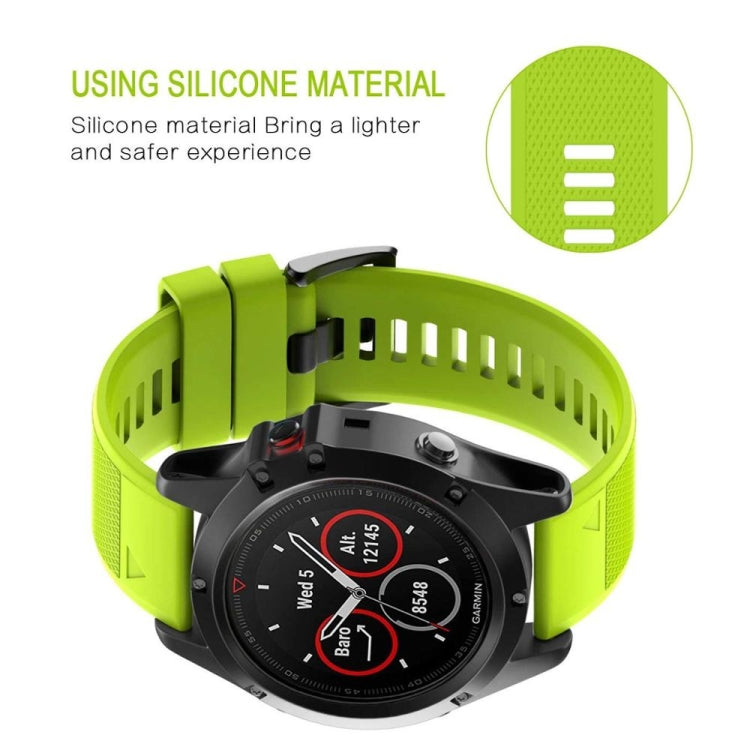 For Garmin MARQ Aviator Gen 2 22mm Quick Release Silicone Watch Band(Dark Blue) - Watch Bands by buy2fix | Online Shopping UK | buy2fix
