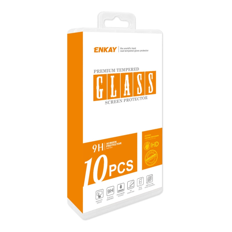 For Samsung Galaxy S24+ 5G 10pcs ENKAY Hat-Prince 0.18mm High Aluminum-silicon Tempered Glass Film, Support Ultrasonic Fingerprint Unclock - Galaxy S24+ 5G Tempered Glass by ENKAY | Online Shopping UK | buy2fix