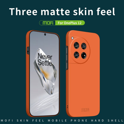 For OnePlus 12 MOFI Qin Series Skin Feel All-inclusive PC Phone Case(Orange) - OnePlus Cases by MOFI | Online Shopping UK | buy2fix