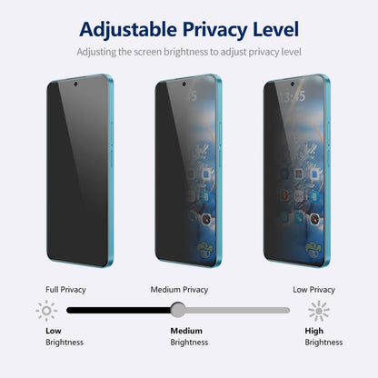 For Samsung Galaxy F54 5pcs ENKAY Hat-Prince 360 Degree Anti-peeping Privacy Full Screen Tempered Glass Film - Galaxy Tempered Glass by ENKAY | Online Shopping UK | buy2fix