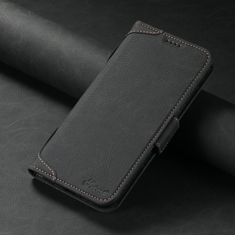 For iPhone 13 Pro SUTENI J07 Multifunctional Horizontal Flip Magsafe Leather Phone Case(Black) - iPhone 13 Pro Cases by Suteni | Online Shopping UK | buy2fix