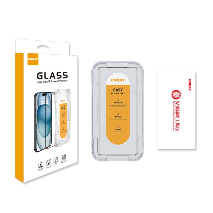 For OPPO Reno12 / Reno12 Pro Global ENKAY Easy Install Hot Bending Full Coverage Side Glue Tempered Glass Film - Reno12 Pro Tempered Glass by ENKAY | Online Shopping UK | buy2fix