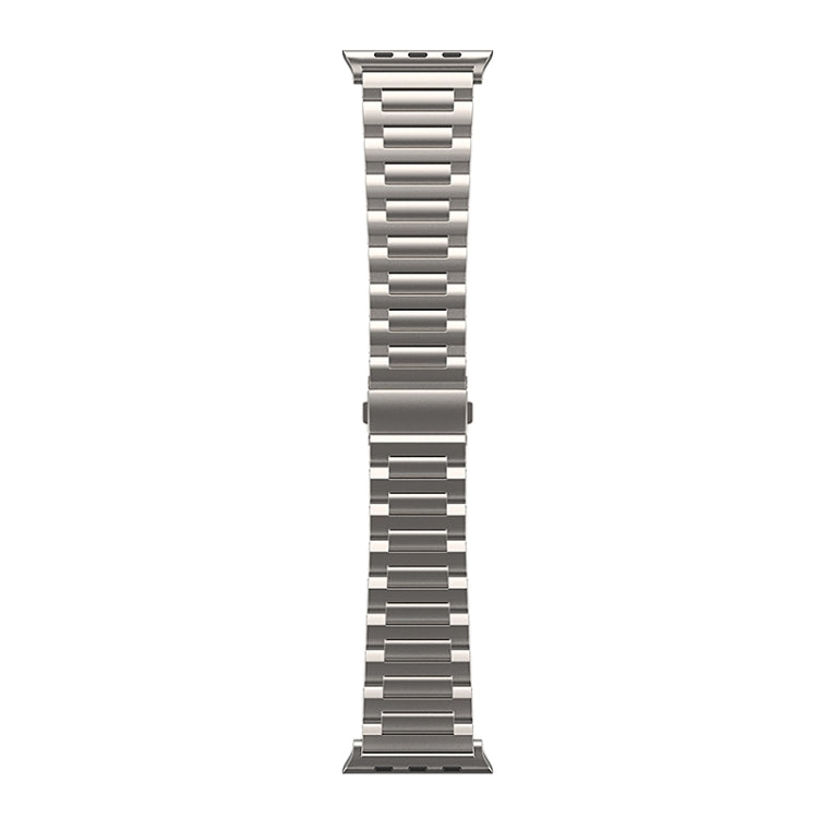 For Apple Watch Ultra 2 49mm I-Shaped Titanium Watch Band(Titanium) - Watch Bands by buy2fix | Online Shopping UK | buy2fix