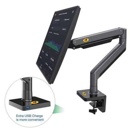 NB G45 22-40 inch Adjustable Aluminum Alloy Bracket Rotatable Computer Monitor Holder - TV Brackets & Mounts by buy2fix | Online Shopping UK | buy2fix