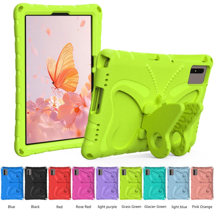 For Samsung Galaxy Tab S9 FE X510 Butterfly Bracket EVA Shockproof Tablet Case(Grass Green) - Galaxy Tab S9 FE by buy2fix | Online Shopping UK | buy2fix