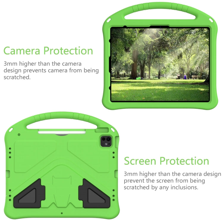 For iPad Pro 13 2024 EVA Shockproof Tablet Case with Holder(Green) - iPad Pro 13 2024 Cases by buy2fix | Online Shopping UK | buy2fix