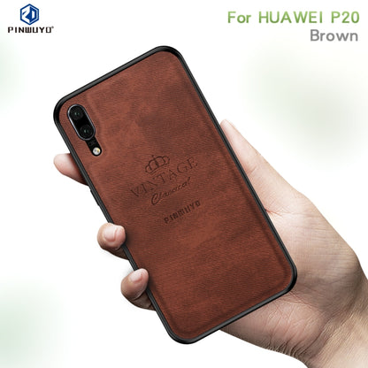 PINWUYO Shockproof Waterproof Full Coverage PC + TPU + Skin Protective Case for Huawei P20(Brown) - ASUS Cases by PINWUYO | Online Shopping UK | buy2fix