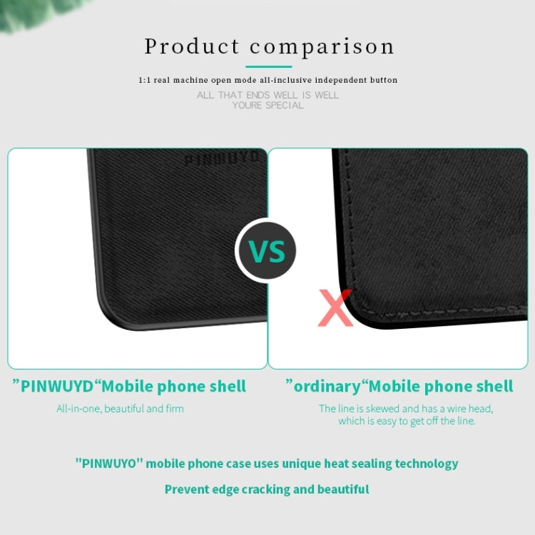 PINWUYO Shockproof Waterproof Full Coverage PC + TPU + Skin Protective Case for Meizu 16 Plus(Brown) - Meizu by PINWUYO | Online Shopping UK | buy2fix