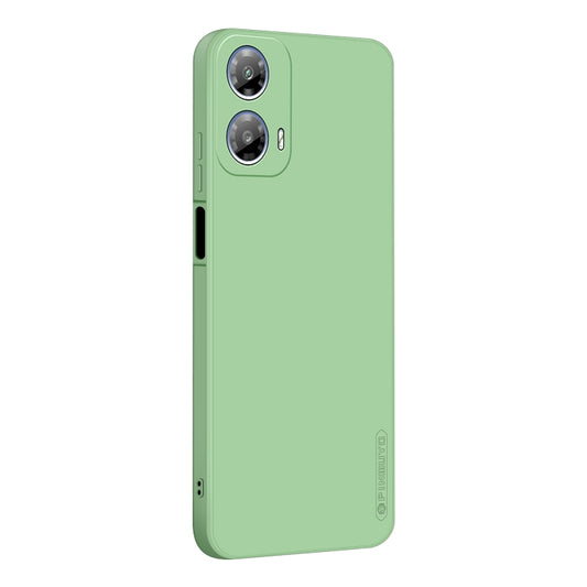 For Motorola Moto G34 5G PINWUYO Sense Series Liquid Silicone TPU Phone Case(Green) - Motorola Cases by PINWUYO | Online Shopping UK | buy2fix