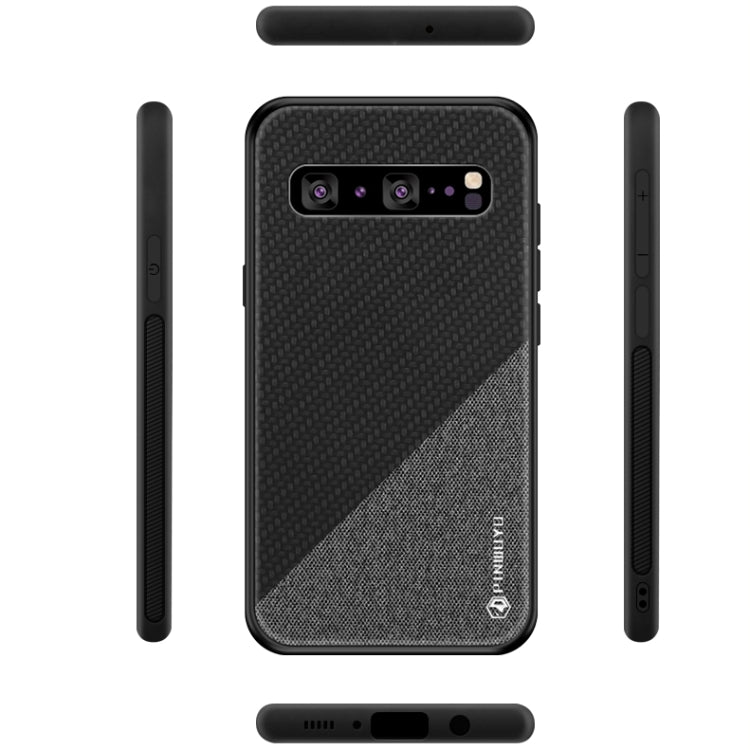 PINWUYO Honors Series Shockproof PC + TPU Protective Case for Galaxy S10 5G(Blue) - Galaxy Phone Cases by PINWUYO | Online Shopping UK | buy2fix