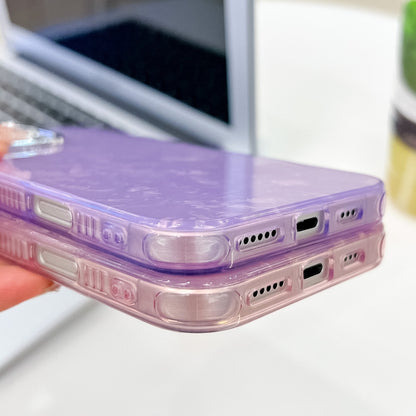 For iPhone 16 Pro Max Plating Glitter Texture TPU Phone Case with Lens Film(Purple Water Ripples) - iPhone 16 Pro Max Cases by buy2fix | Online Shopping UK | buy2fix