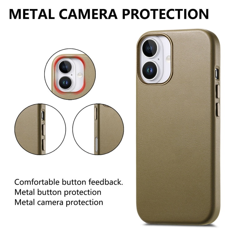 For iPhone 16 Pro Max Electroplated Metal Button Shockproof Phone Case(Green) - iPhone 16 Pro Max Cases by buy2fix | Online Shopping UK | buy2fix