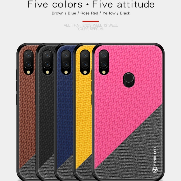 PINWUYO Honors Series Shockproof PC + TPU Protective Case for Xiaomi Redmi Note 7 / Note 7 Pro(Red) - Xiaomi Cases by PINWUYO | Online Shopping UK | buy2fix